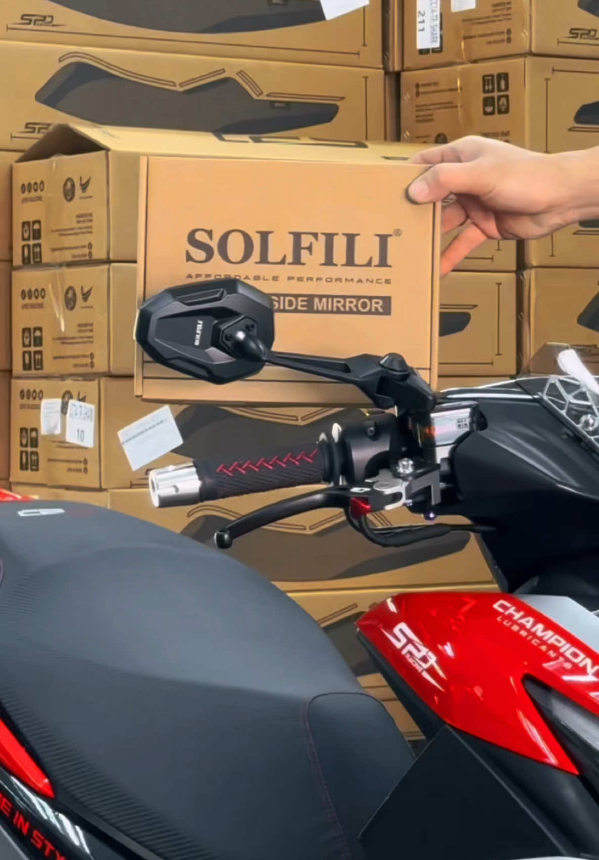 🚀SOLFILI NEW SIDE MIRROR ARRIVAL  🚀 #spdracing #spdracingteam #spdshop #rideinstyle #solfili  #sidemirror 