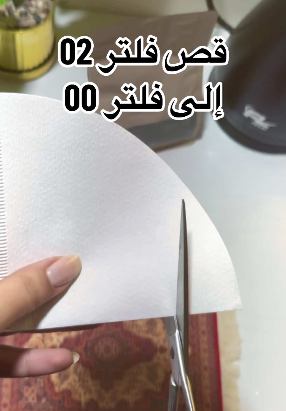 قص فلتر 02 الى 00 #الهاشتاقات_للشيوخ #قهوتي_farah_al_hyaat🧡 #coffeetime #قهوة_مختصة #قهوة_مختصة #قهوة_شيكو #v60coffee #قهوتي☕مزاجي☕ #الهاشتاقات_للرخوم #