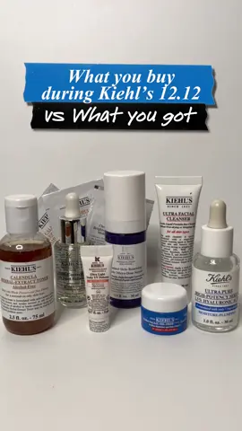 What you buy vs what you got during Kiehl’s Special 12.12 🎁✨ Jangan lewatkan Live TikTok Kiehl’s 12.12, dapatkan special voucher dan complimentary lainnya! 😍❤️ #1212 #1212tiktokshopping #promo1212 #brighteningserum #rekomendasiskincare #kiehls #kiehlsid