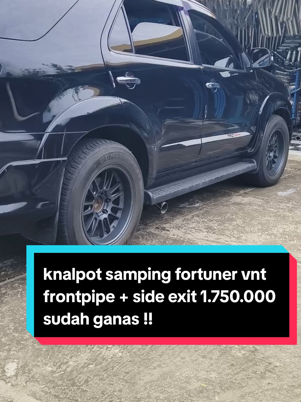 KNALPOT SAMPING SIDE EXIT FORTUNER VNT FRONTPIPE + SIDE EXIT 1.750.000  SIAP PASANG !!! WA 08568242433 #innova  #2gdpower  #triton  #triton4x4  #stradatriton  #fortuner1gd  #2gd #vrz #vnt  #allnewpajerosport  #oldpajerosport  #4d56  #pajeroglx4x4  #innovabensin  #innovareborn  #innovadiesel  #2kd  #2gd  #1gd  #vnt #vrz #innova2kd #innova2gd #fortuner2kd #fortuner2gd  #wonogirihits #ariknalpot #cumicumidarat #cumicumidarat #pajerosport #knalpotpajero #wonogiri24jam #dieselpower #pajerosport #pajeroglx #mitsubishipajero #pajerosportdakar #pajerosportexceed #allnewpajerosport  #pajerosportglx  #innovamodifikasi  #fortunermodifikasi  #dieselpower #dieselagank  #innovaventurer #dieselcumicumi #fortunervrz #fortunertrd #fyp #fypageシ 