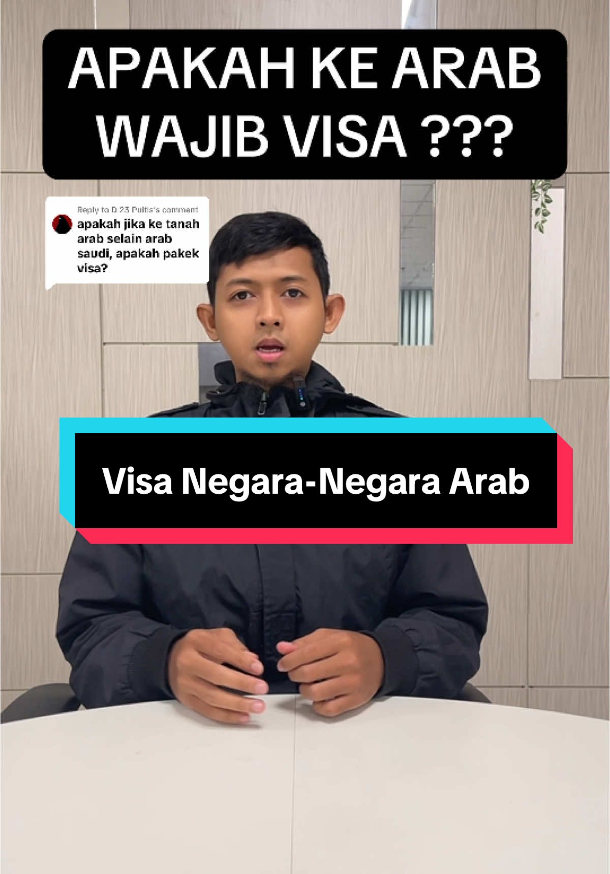 Replying to @D 23 Puitis Visa Negara-Negara Arab. Mayoritas memang untuk warga Indonesia membutuhkan Visa untuk ke Negara Arab #visa #visaarab #umroh #arabsaudi 