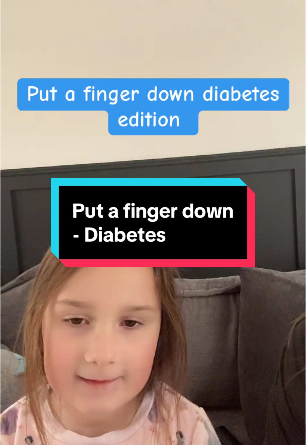 Put a finger down. #t1d #diabetes #typeonediabetes #dexcomg7 #dexcom #paisleybear 