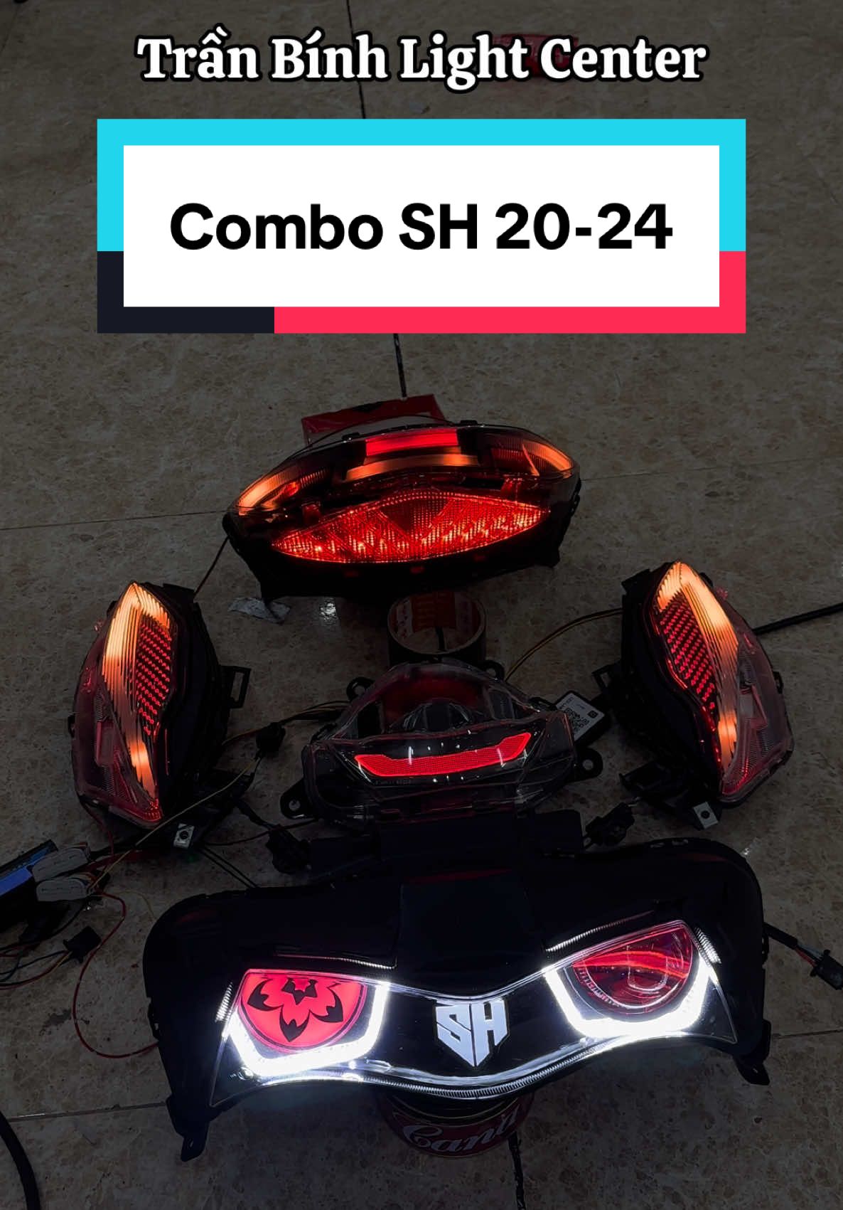 Combo Sh 20-24 #độđèn #TrầnBínhLightCenter #honda #sh #sh125 #sh150 