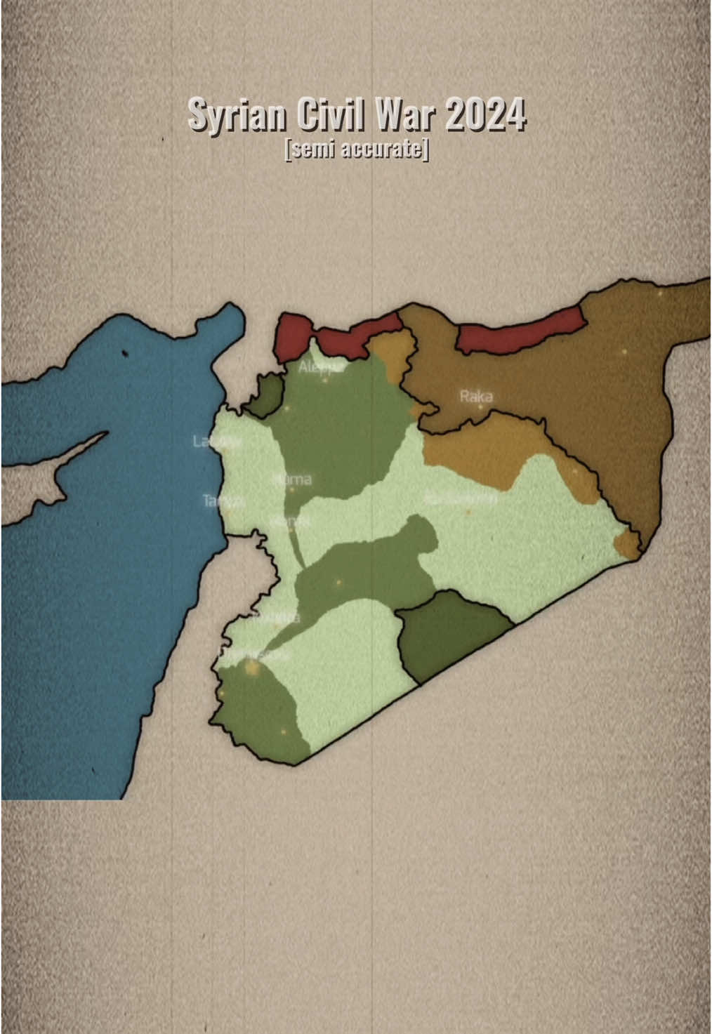 Syrian Civil War explained: #war #mapping #history #syria #syriacivilwar #animation #middleeast 