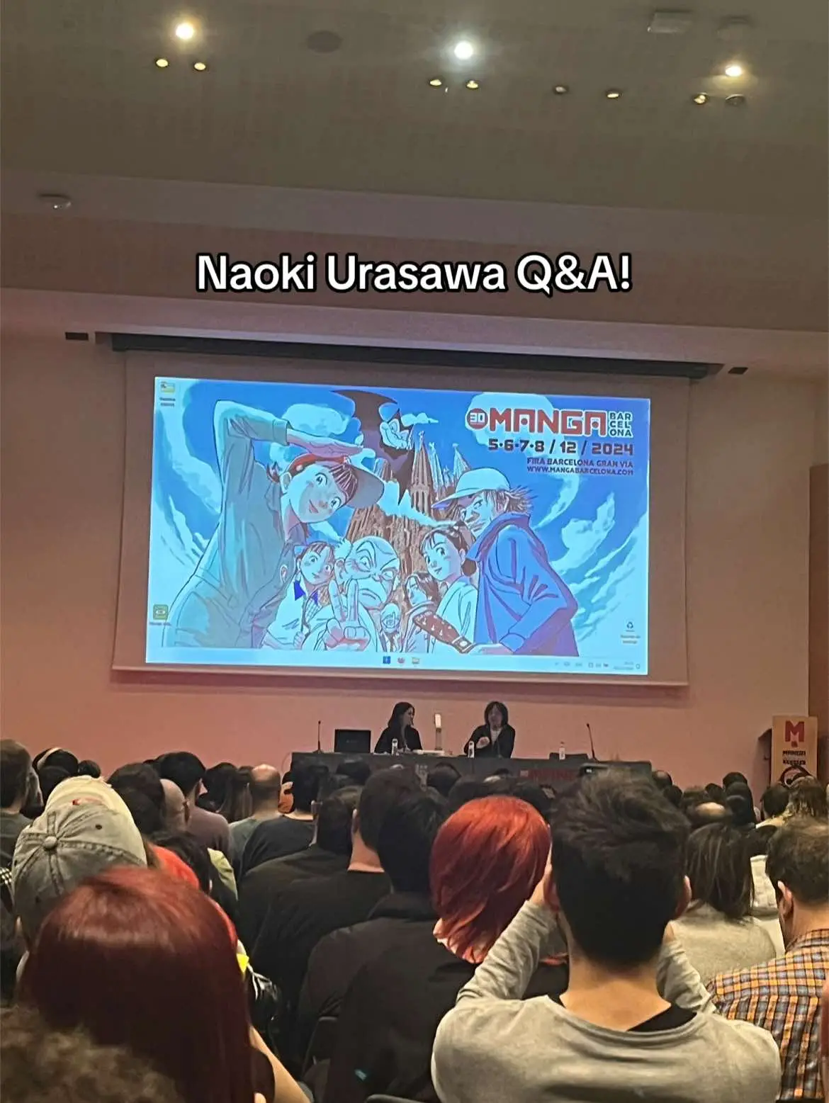 #naokiurasawa #monstermanga #20thcenturyboys #mangabarcelona #comiccon #convention #manga #monsternaokiurasawa #salonmangabarcelona #anime #animanga #fyp 