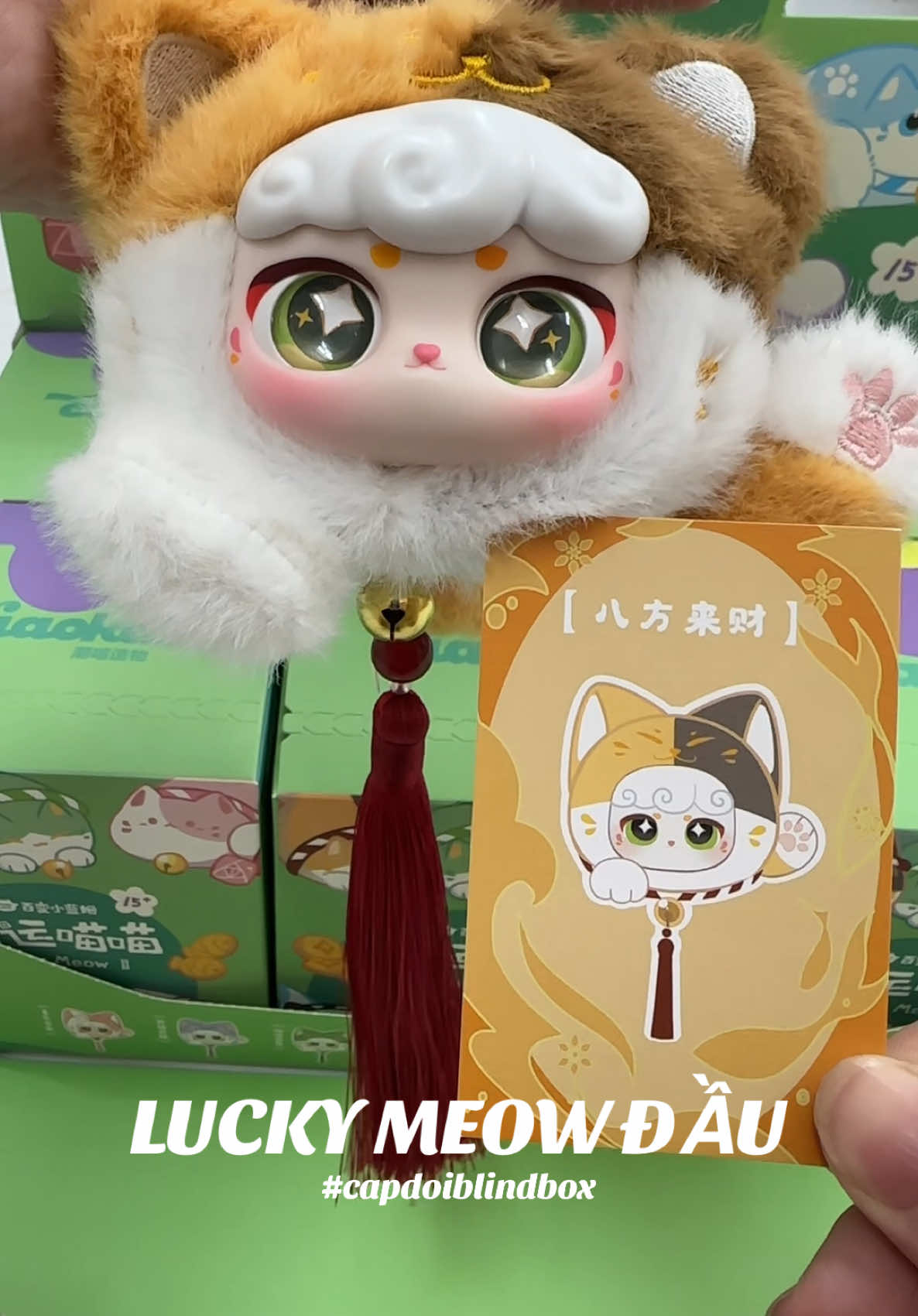 Lucky Meow đầu xinh iu #capdoiblindbox #capdoi #luckymeowv1 #luckymeowdau 