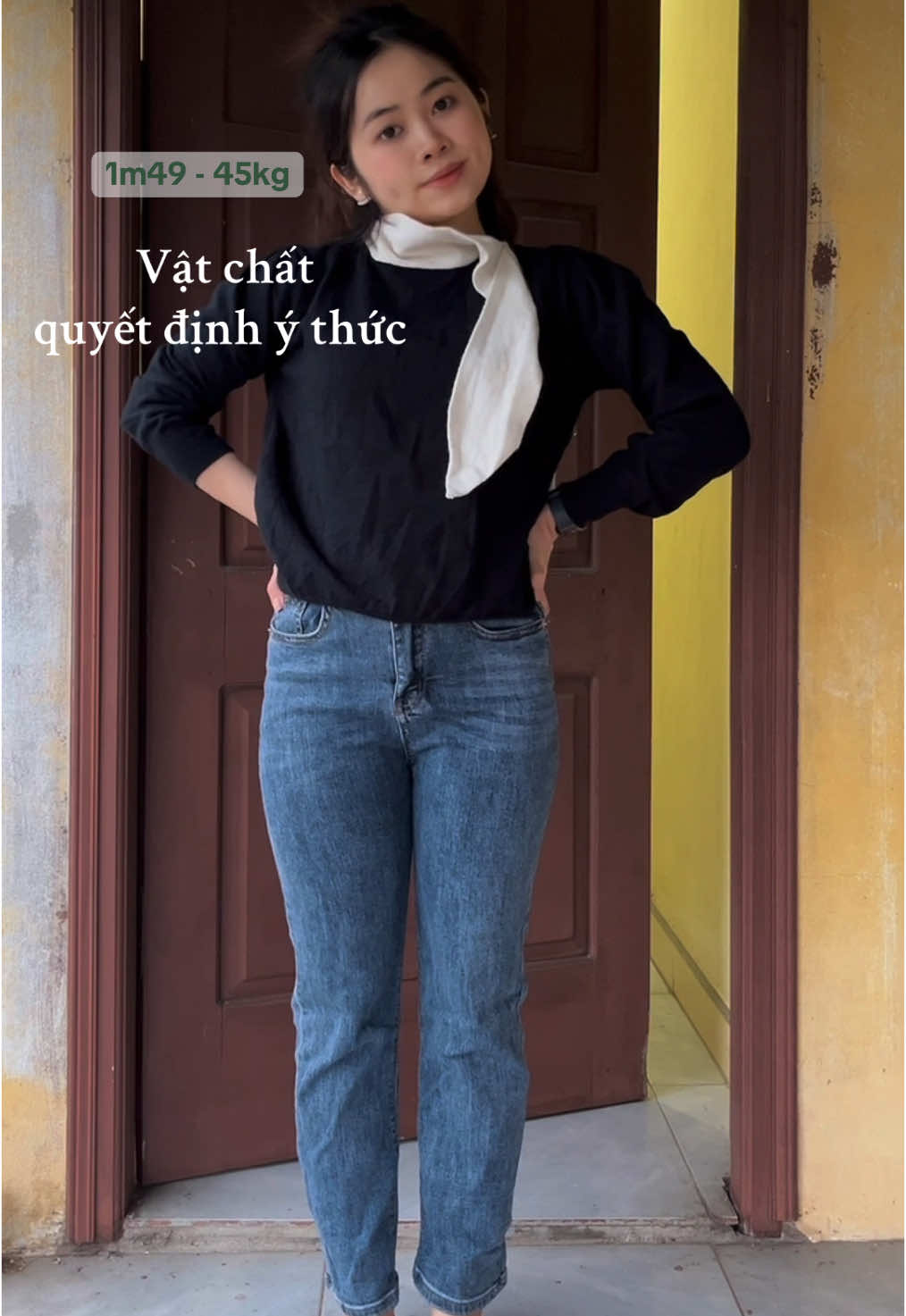 Tôi nguyện mặc quần cả đời (day1 để chứng minh 80% thành công của 1 outfit là tại cái quần) #1m50 #quanongrongnam #1m49 #thoitrangnu 