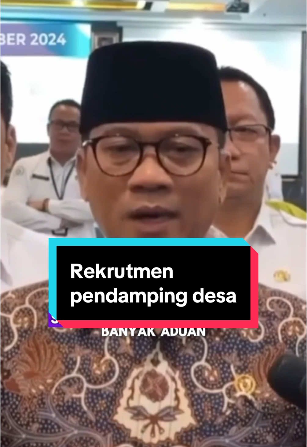 Pengumuman! Tentang rekrutmen pendamping desa, mohon disebarluaskan #menteridesa #prabowo #yandrisusanto #kabinetmerahputih #tegas 