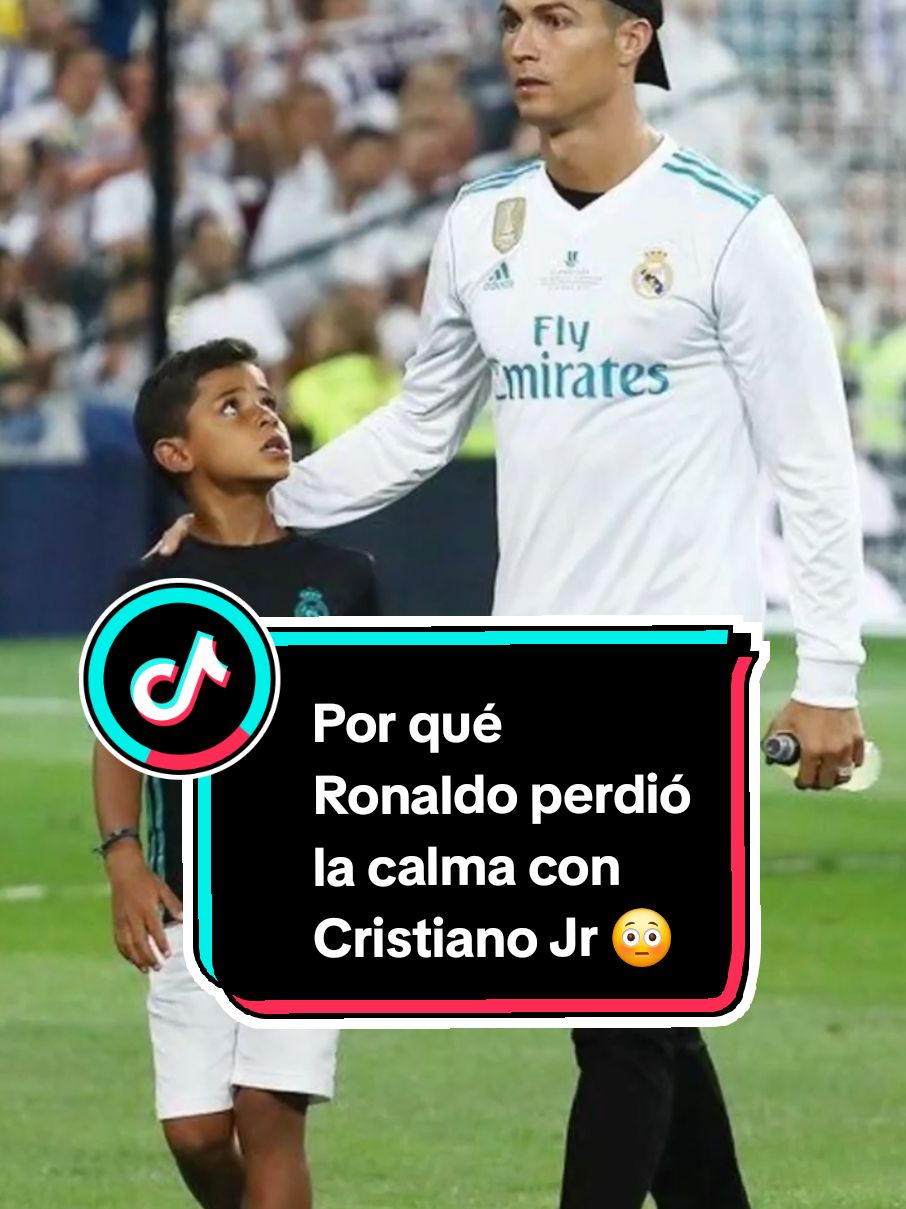 Por qué Ronaldo perdió la calma con Cristiano Jr 😳😱 #cristiano #georgina #ronaldo #cristianoronaldo #ronaldojr 