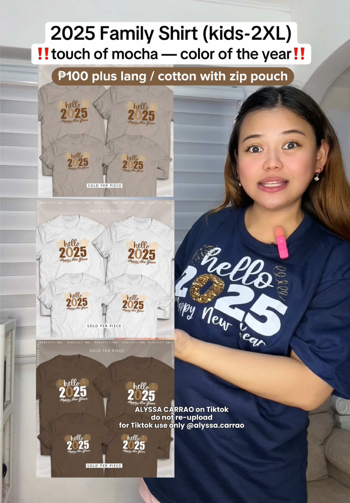 2025 Family Shirt — may tatlong option na nga kayo guys ng new year tshirt natin na may mga mocha prints color of the year. Ang gaganda!!! Para ready na this new year. #2025familyshirt #coloroftheyear2025tshirt #hello2025happynewyeartshirt #2025familyshirts #2025newyearshirt #newyearshirt #newyearshirts #2025mochashirt #mochashirt #familyshirt2025 #familyreuniontshirts #2025happynewyear #2025tshirt 