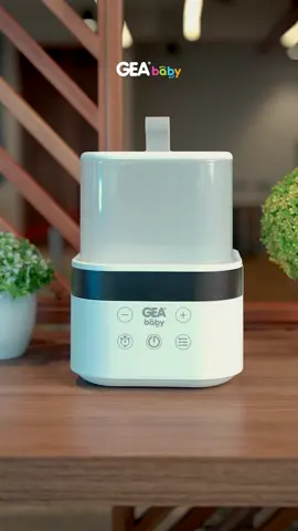 Introducing Our New GEA Baby Instant Multifunction Warmer & Sterilizer 💖✨ Dilengkapi 6 fungsi, yaitu: 1. Warm Milk: mode ini dilengkapi pilihan suhu 37-55 derajat celcius untuk menghangatkan susu si kecil. setelah proses penghangatan selesai, mesin akan menjaga kehangatan susu selama 12 jam. 2. Thaw: mode ini terdapat pilihan suhu mulai dari 30-60 derajat. setelah proses mencairkan selesai, akan dilanjutkan mode penghangatan dengan suhu 40 derajat dan akan terjaga kehangatannya selama 12 jam. 3. Warm Food: mode ini terdapat pilihan suhu mulai dari 60-95 derajat untuk menghangatkan makanan. proses penghangatan selesai, mesin akan menjaga kehangatan makanan selama 12 jam. 4. Slow Cook: mode ini berada di suhu 90 derajat dengan pilihan waktu 10 menit sampai 16 jam. 5. Steam Food: mode ini akan memanaskan makanan dengan suhu 100 derajat dengan pilihan waktu dari 10 - 59 menit. setelah proses memanaskan selesai, mesin akan tetap menghangatkan selama 6 jam dengan suhu 70 derajat. 6. Fast: terdapat 2 pilihan untuk mode fast; Fast Warming: dapat menghangatkan susu dalam waktu 6 menit. Fast Steril: terdapat pilihan waktu 12-15 menit untuk proses sterilisasi dengan suhu 100 derajat. #geababy  #yourbabyourpriority  #warmer #sterilizer #asi 