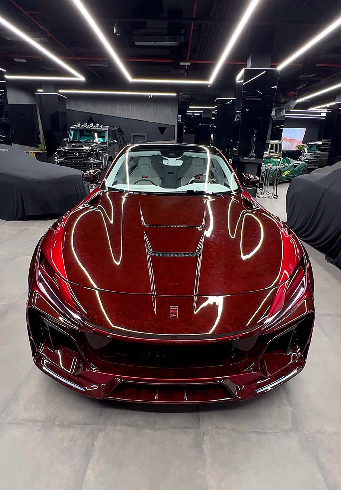 #ferrari #purosangue #mansory #1/7#red #dubai🇦🇪#dxb #carsoftiktok 