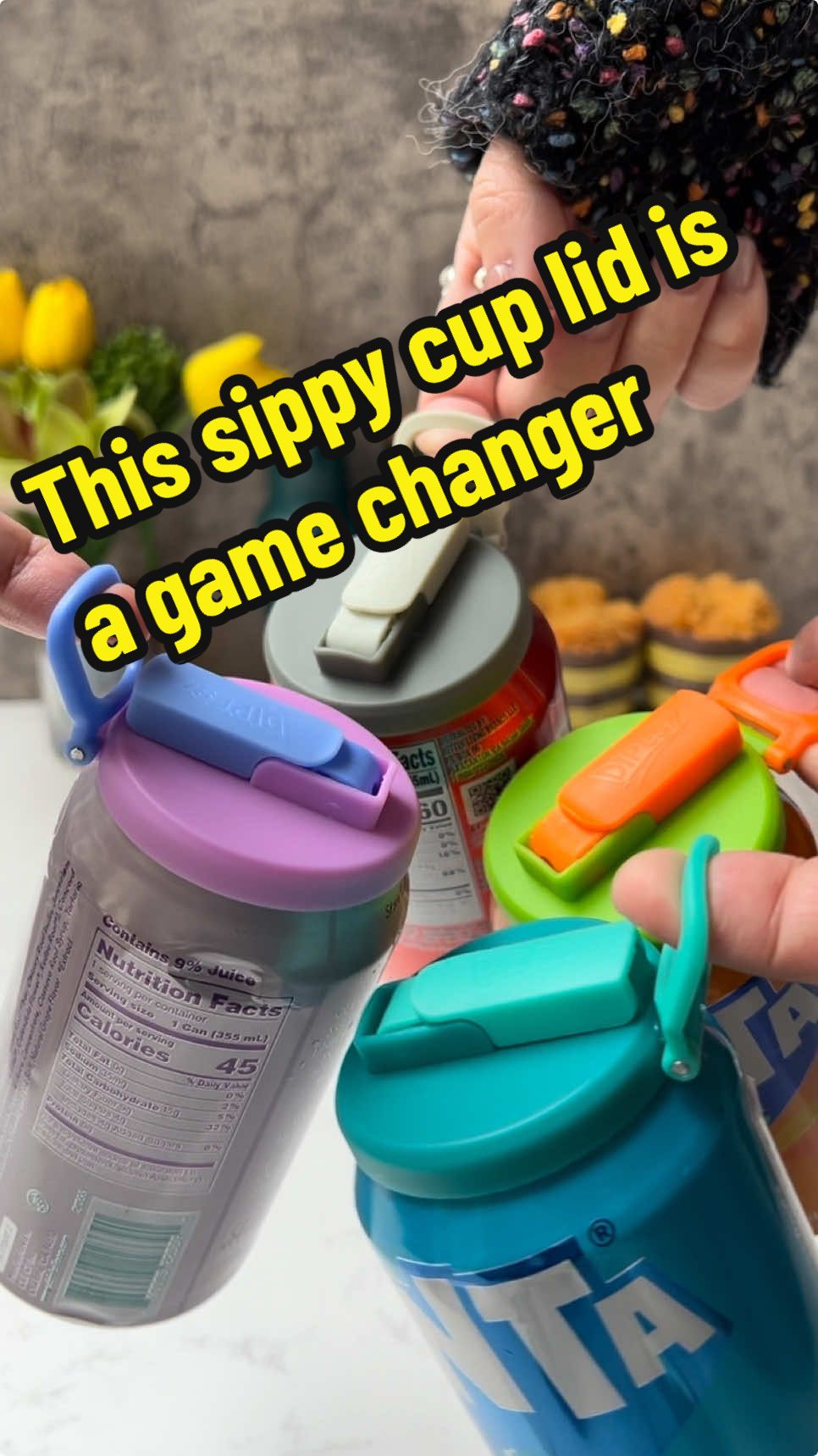 This turns any can into a sippy cup！ Turn to my bio chick on link🔗,then to Amazon storefront under ✨Dipesi Soda Can Lids✨ #amazonfinds #amzon #Summer # vacation #sippycup