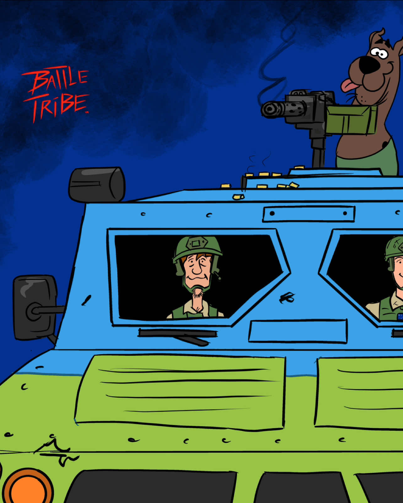 #scoobydoo and the #deltaforce gang are at it again 💥 A new animated short for your Monday. Have a great day. #battletribe #usarmy #animation #fyp #foryoupage 