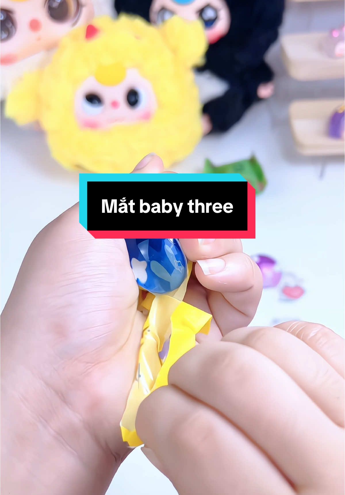 Khui túi mắt baby three #dochoi #pomthichkhui #tuimu #babythree #DIY 