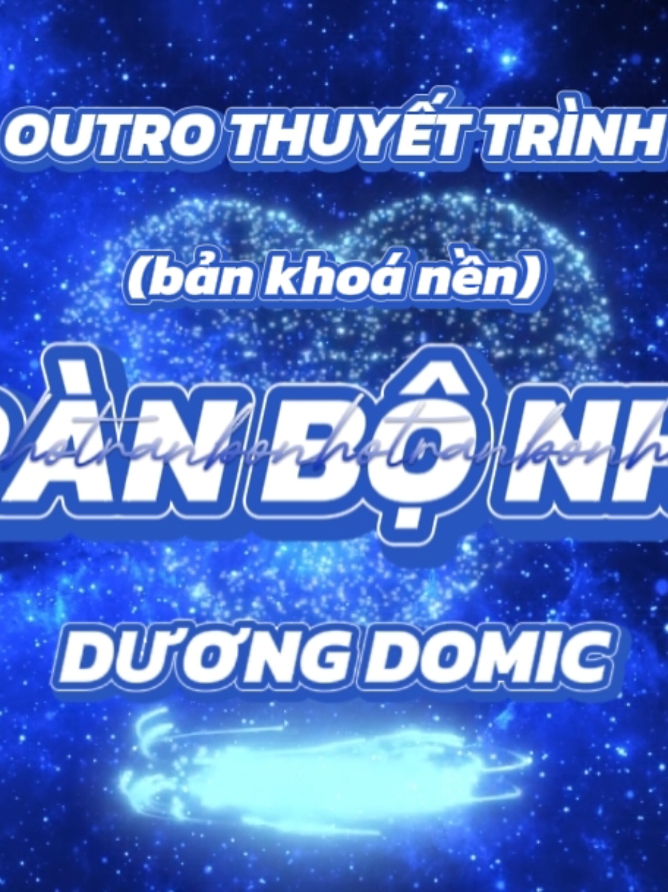 Outro thuyết trình "Tràn bộ nhớ" #DuongDomic #dopamine #xh #powerpoint #canva #thuyettrinh