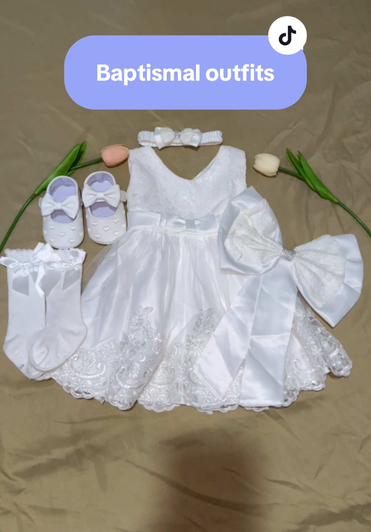 Baptismal outfit ideas for baby girls💗🎀 #outfit #christening #babygirl #baptismal  #dress #white #trendingvideo 