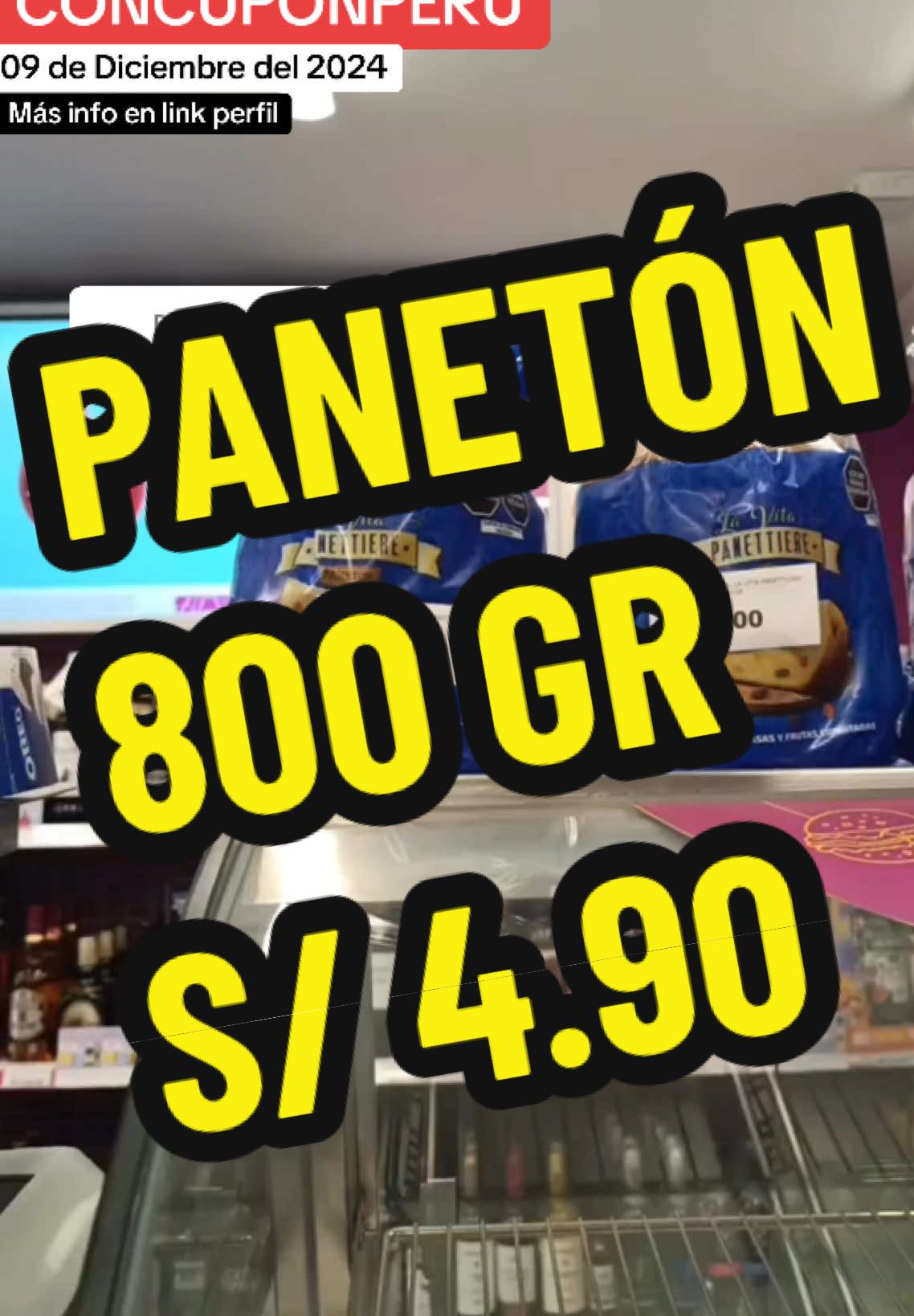 Respuesta a @Lea 1 panetón LA VITA PANETTIERE X800GR a S/4.90 en tiendas TAMBO a nivel nacional. Válido exclusivamente por compras pagadas con Tarjeta de Crédito y Débito Interbank, Apple Pay, Garmin Pay y Pagos con Plin por el App de Interbank #paneton #panetones #navidad #navidad2024 #navidadentiktok #ofertas #descuentos #ahorro 