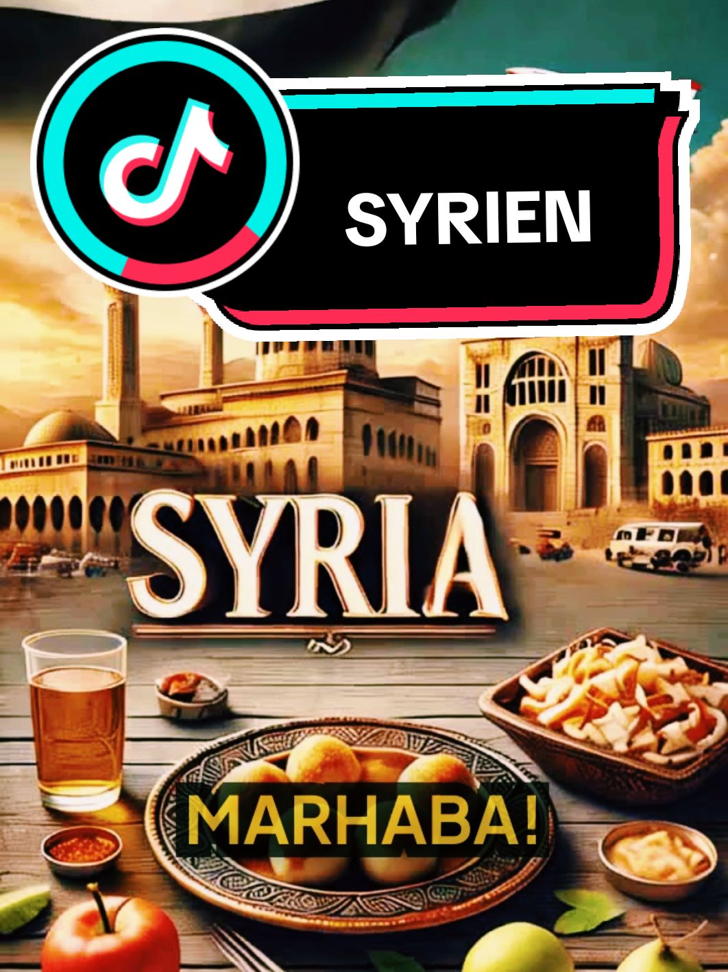 Syrien entdecken 🇸🇾🌍: Geschichte, Kultur und Wissenswertes! #Syrien 🇸🇾 #Syria #syria🇸🇾  #SyrienEntdecken #syrien #syrian #سوريا #سوريا🇸🇾 #سوريا_تركيا_العراق_السعودية_الكويت  Marhaba! Wusstest du, dass Syrien die Heimat der ältesten kontinuierlich bewohnten Städte der Welt ist – Damaskus und Aleppo? Entdecke Syrien in 60 Sekunden und erfahre, welche bahnbrechende Erfindung in der antiken Stadt Ugarit gemacht wurde. Syrien liegt im Nahen Osten, hat eine reiche kulturelle Vielfalt und ist stolz auf Persönlichkeiten wie Ibn al-Nafis, den Entdecker des Lungenkreislaufs, und den berühmten Dichter Nizar Qabbani. Damaskus beeindruckt mit seiner Altstadt und der Omayyaden-Moschee, während Aleppo leider durch den Bürgerkrieg stark zerstört wurde. Die syrische Küche, mit Gerichten wie Kibbeh und Fatteh, ist ein wichtiger Teil der Kultur. Ein Geheimtipp: Das antike Palmyra und das abgelegene Dorf Maaloula, in dem bis vor kurzem noch Aramäisch gesprochen wurde. Trotz der Krisen zeigen die Syrer bemerkenswerte Resilienz und den Wunsch nach Wiederaufbau. 