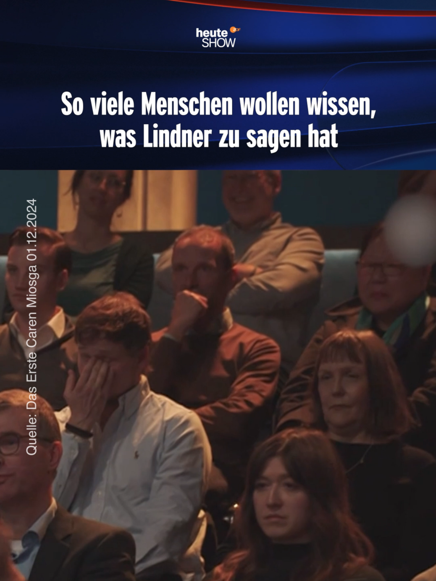 Bitte klatschen sie jetzt #heuteshow