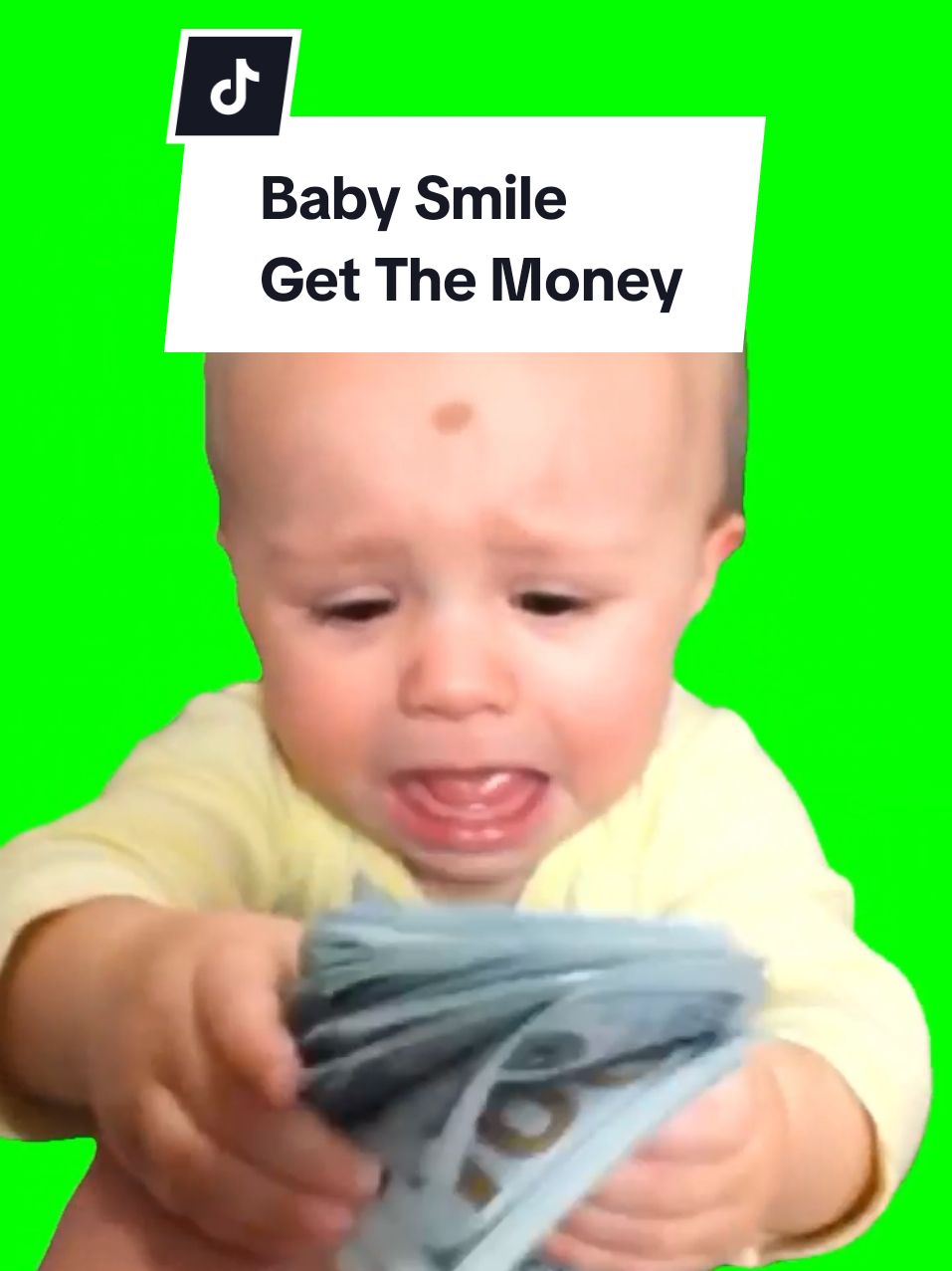 Baby Smile Get The Money🥲🥲 #baby #kids #money #cry #smile #greenscreen #screen #greenscreentemplates #template #memestiktok #meme2024 #memes #greenscreenvideo  #memepage #greenscreensticker #template #meme 