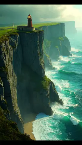 #cliff #sea #nature #scenery #fyp #foryoupage #fypageシ #ai 