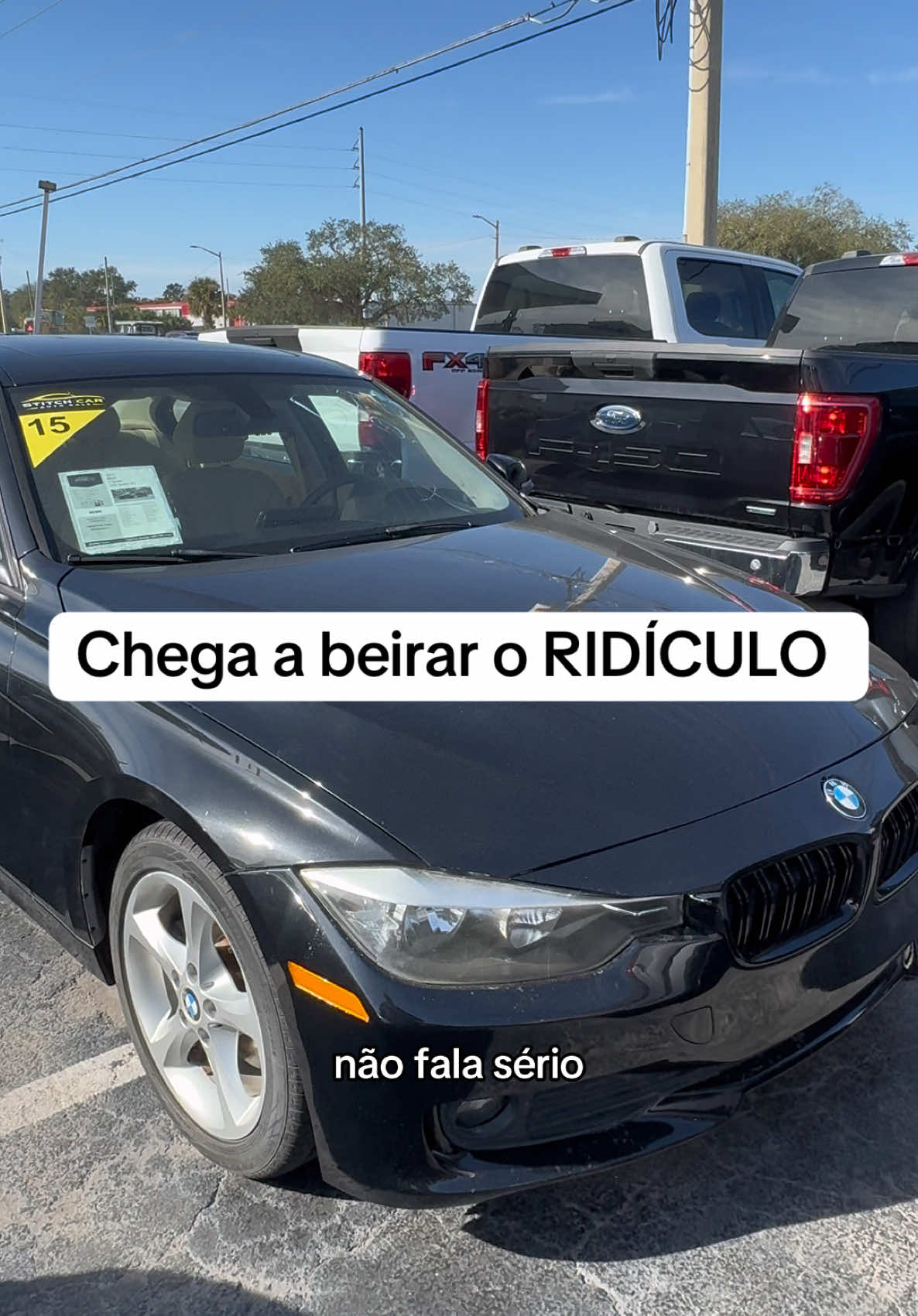 Cade o pessoal da conversão? Chega a beirar o RIDÍCULO ! #usa🇺🇸 #eua #brasil🇧🇷 #orlando #florida #carros #bmw 