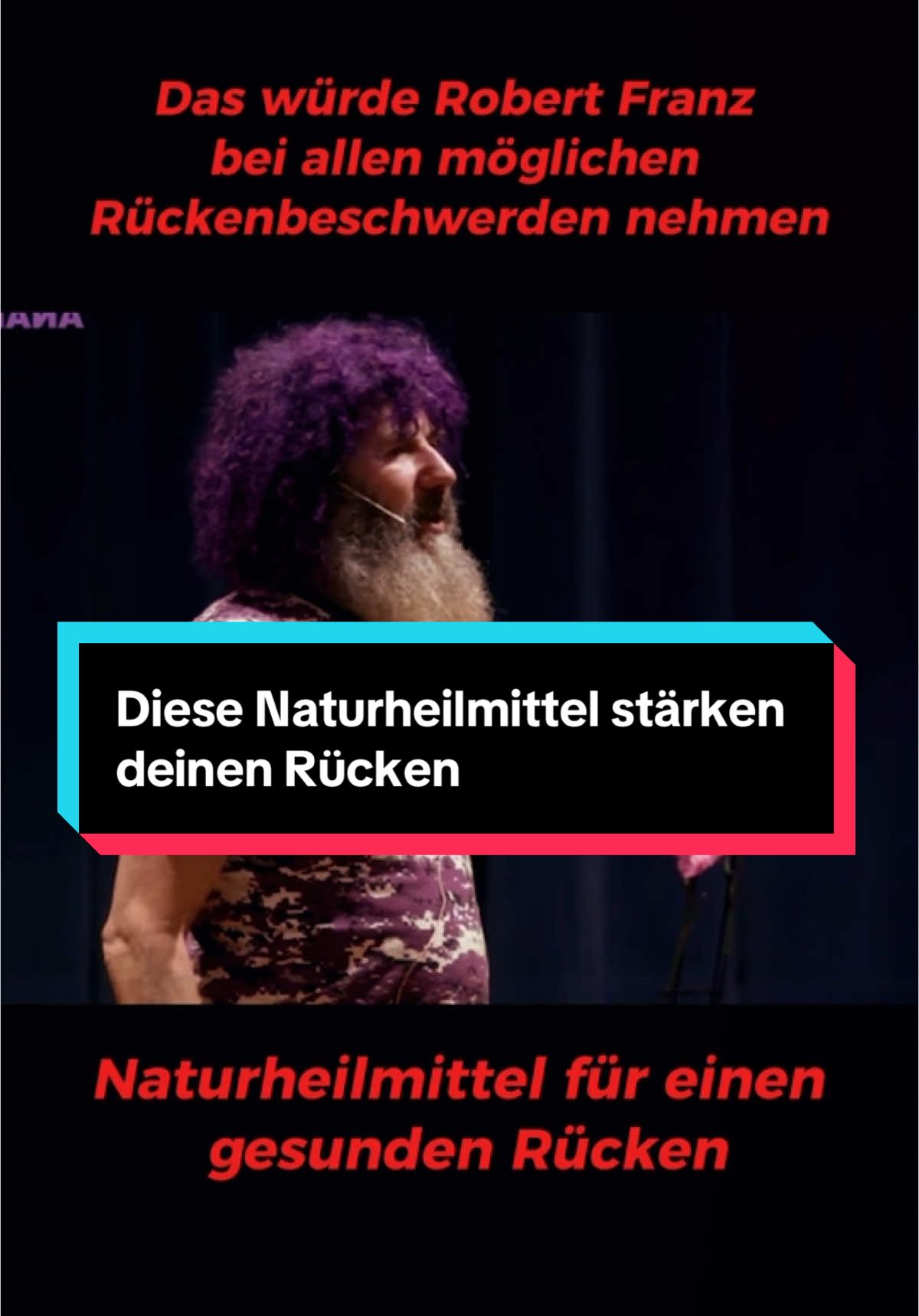 Das würde Robert Franz bei Rückenschmerzen aller Art tun. Wixhtig: Lediglich seine Meinung, KEIN medizinischer Rat! #gesundheitstipps #alternativmedizin #aufklärung #heilung #naturheilmittel #rückenschmerzen #bandscheibenvorfall #krank #gesundheit 