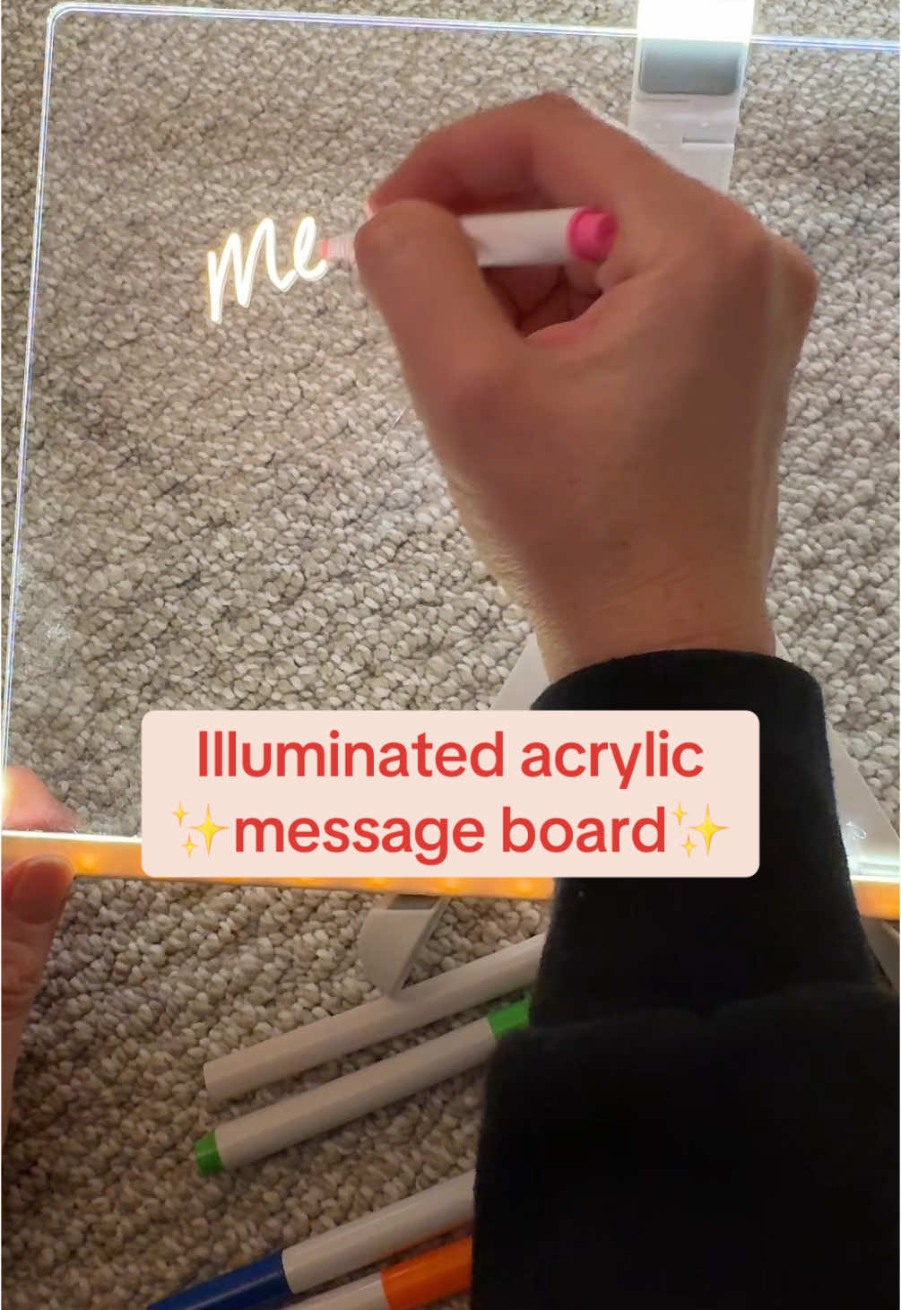 My niece would love this illuminated acrylic message board for Christmas! This thing is soooooo fun! #messageboard #acrylicboard #illuminated #drawing #artwork #TikTokShop #tiktokshopping  #tiktokfinds #giftguide #ttsdelight #TikTokShopHolidayHaul  #cozycountdown #spotlightfinds  #NewYearNewAura #holidaygift #holidayshopping #stockingstuffer  #giftsforher  #giftsforhim #giftsforkids #LaPuraCrema 