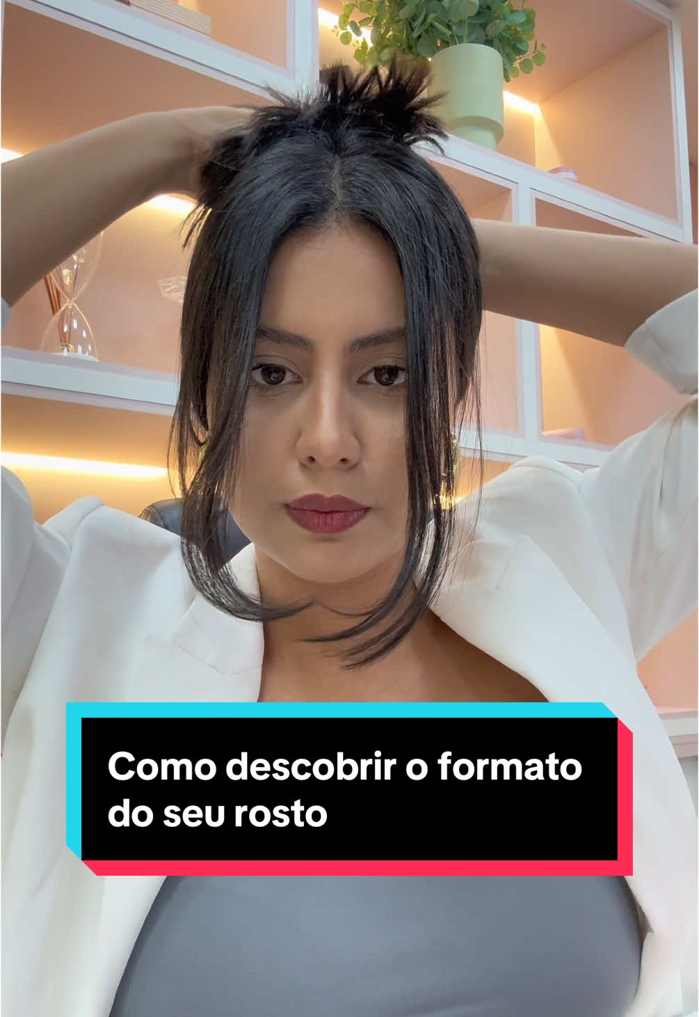 Como descobrir o formato do seu rosto #oculos #oculosdegrau #formatoderosto 