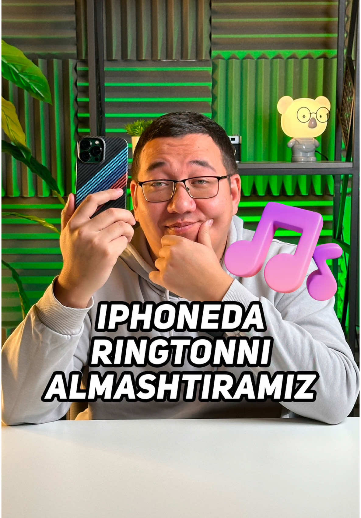 Iphoneda ringtonni o'zgartiramiz