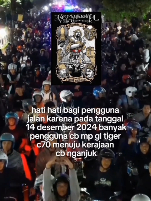 gass ramaikan acaranya bolo  yang berlokasi di lapangan warujayeng #herexcjdwnganjuk #cbnganjukbersatu #kerajaancbnganjuk2024 