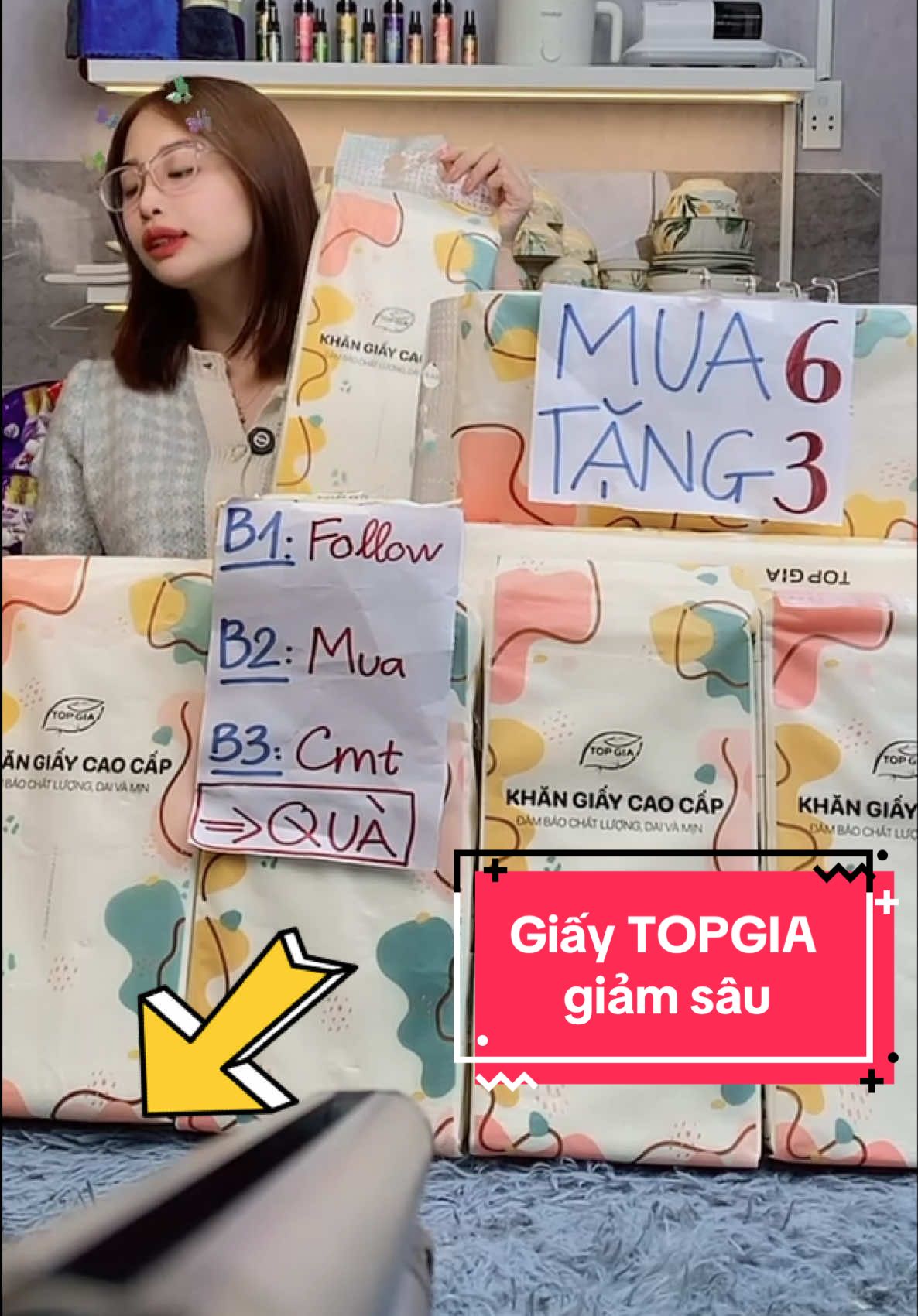 Mua lẹ nha, giấy Topgia lâu lâu mới có sale á #balinhgiadung #sanphamhaylinhreviewngay #topgia #khangiaytopgia #khangiayrut 