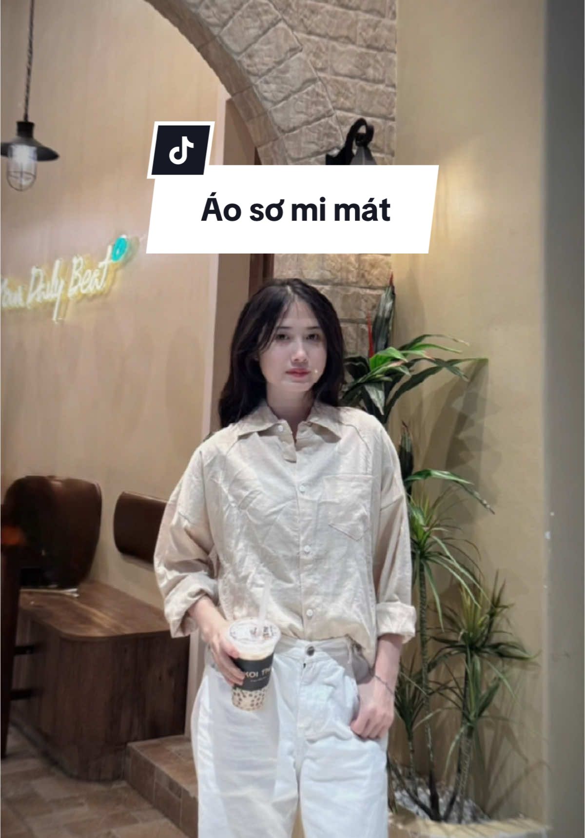 Áo sơ mi cân mọi outfit đây ạ 🤟 #aosomi #sominu #trending #fyp #outfit #viral #thoitrangnu 