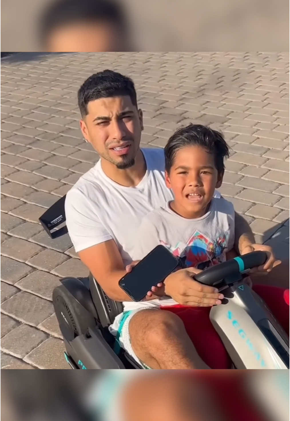 Mom doesnt want father and son to have fun. #gokart 