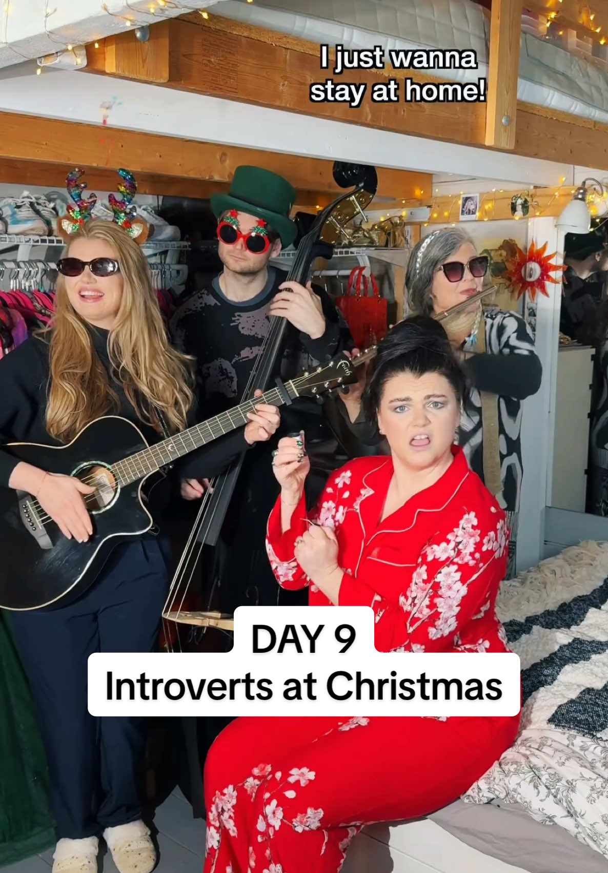 DAY 9 - I don’t want to come but I still want to be invited xox 😂 🎵 Feliz Navidad #overthinker #introvert #socialanxiety #overthinkingeverything #introverts #sociallyawkward #introvertsbelike #introvertproblems #awkward 