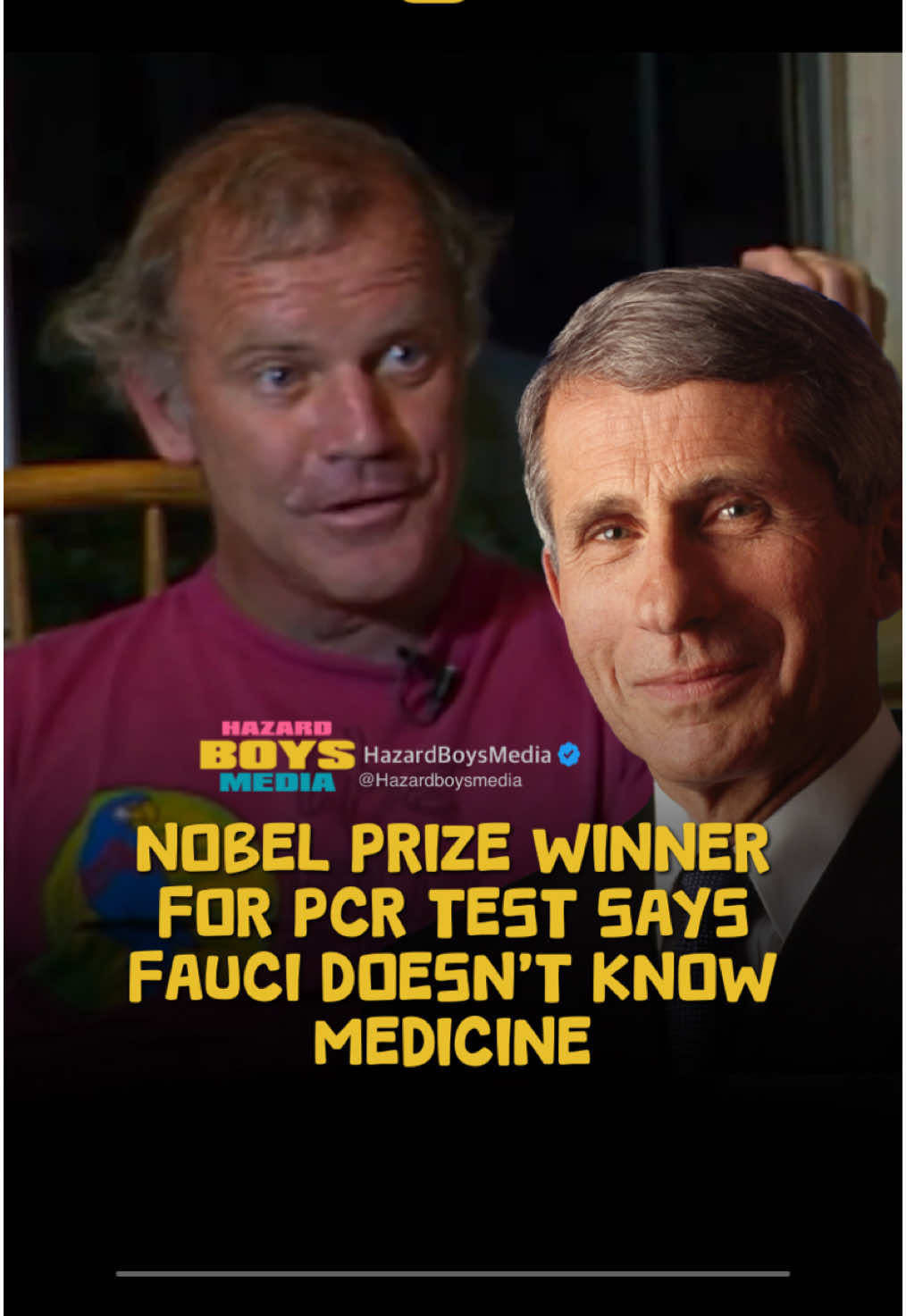 Nobel prize Biochemist for PCR test Kary Mullins says F*uci doesn’t know medicine #pcr #biochemistry #nobelprize #science #fyp #hazardboys