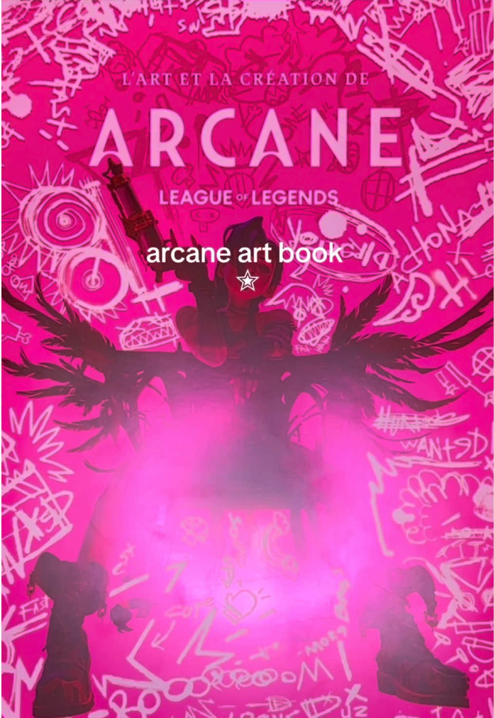 Art book arcane presentation !!! 🩵🩷  #arcane #arcaneleagueoflegends #arcaneedit #arcanenetflix #arcanejinx #arcanelol #arcanevi #arcanecosplay 