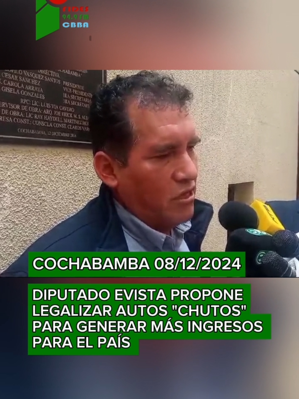 🔴 #Nacional | Diputado del MAS evista, Jhonny Pardo, considera que es oportuno legalizar autos indocumentados para generar mayores recursos para el país.