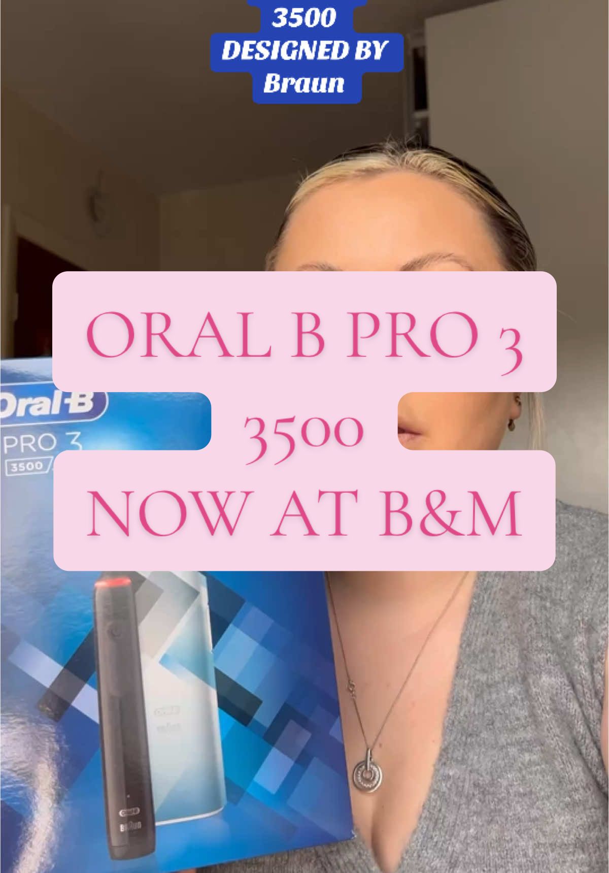 @oralb_uk PRO 3 3500 is now officially at our  local @B&M Stores 🪥😬🤍. - The ORAL B PRO 3 3500 electric toothbrush, is a perfect but practical gift ✨🤍 and you can now pick it up when shopping for your b&m  essentials ✨ - • Oral B 3 3500 Electric Toothbrush £39.99 Oral B Pro Expert Toothpaste 2 x 75ml £3.99 AD #gifted  - #bmstores #bmstore #oralbpro #oralb #oralbpro3500 #oralbuk #bmstoresaddict #bmfinds #gplclient #lorellasangels #oralcareproducts #toothpaste #oralbtoothpaste #bmstoresuk #hygieneproducts #traveltoothbrush #electrictoothbrush #nottinghamblogger #explorepage #ukbeautyblogger #beautycontent #beautycontentcreator #content #contentcreator #keepposting #keepengaging #keepcreating #keepfilming #keepbeingyou #beyourself💃💖 #justpost #justpostit #recordit #beautytrends #beautytrends2024 #nottingham #beautybloggeruk #beautycontentcreator #beautycontent #oralb #oralbtoothbrush 