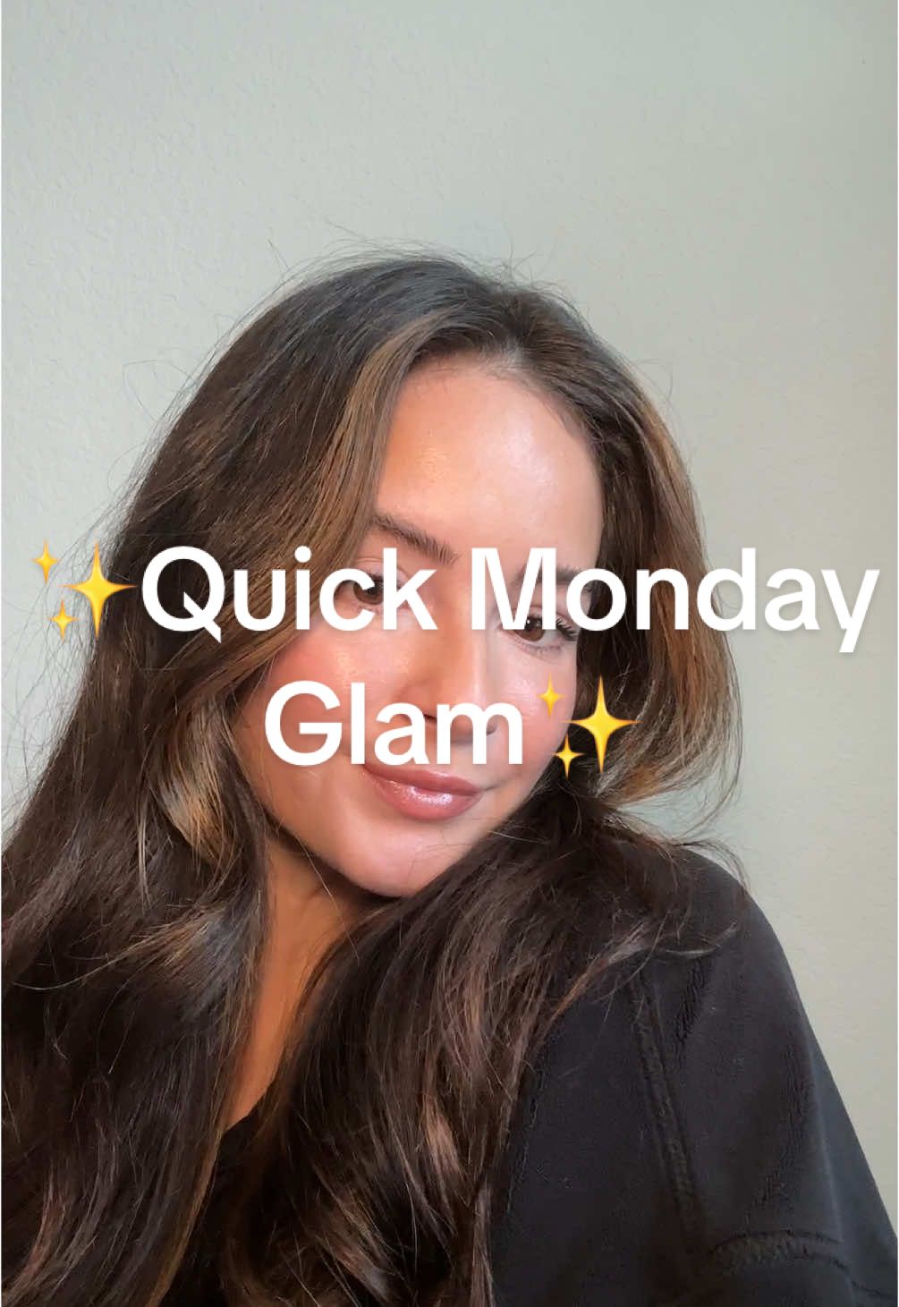 Happpy Mondayyyyy - heres a quick glam 💗 •#cleangirlmakeup #lightmakeup #easymakeup #quickglam #monday 