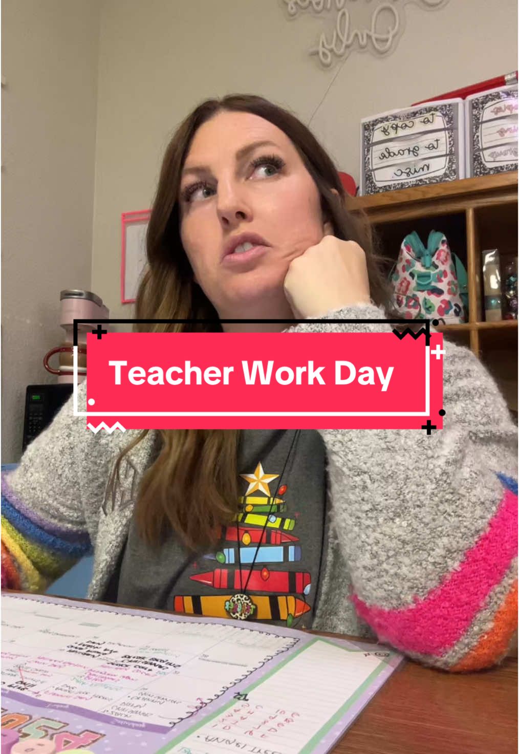 Time to turn on an audiobook and focus! #teachertok #tiktokteacher #teachersoftiktok #teaching #Vlogmas #Vlog