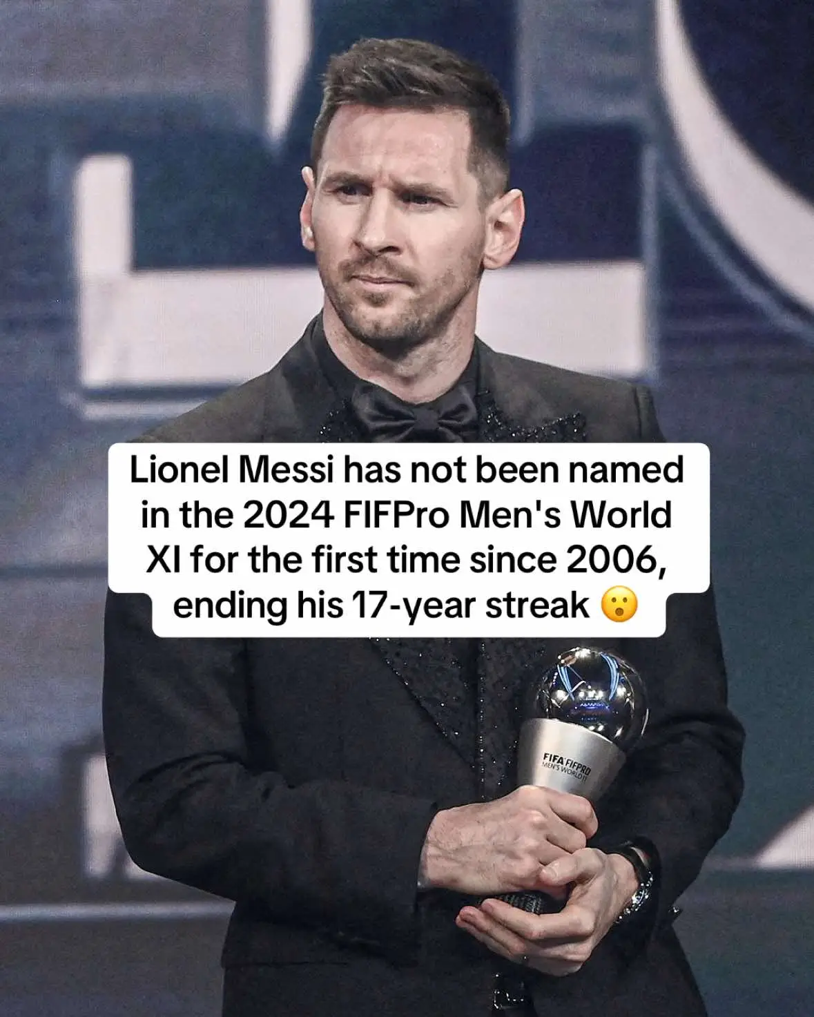 The end of an era 🥺 (via @FIFPRO) #messi #leomessi #futbol #football #argentina 