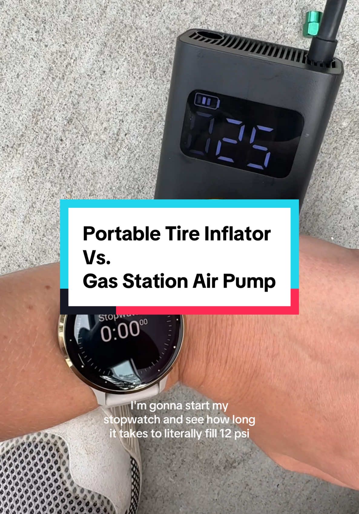 Replying to @ljlulu i could not have planned this if i tried 😂 #tireinflator #portabletireinflator #aircompressor #fanttik #cargadgets #tiktokshopholidayhaul #tiktokshopcreatorpicks #stockingstuffers #caressentials 