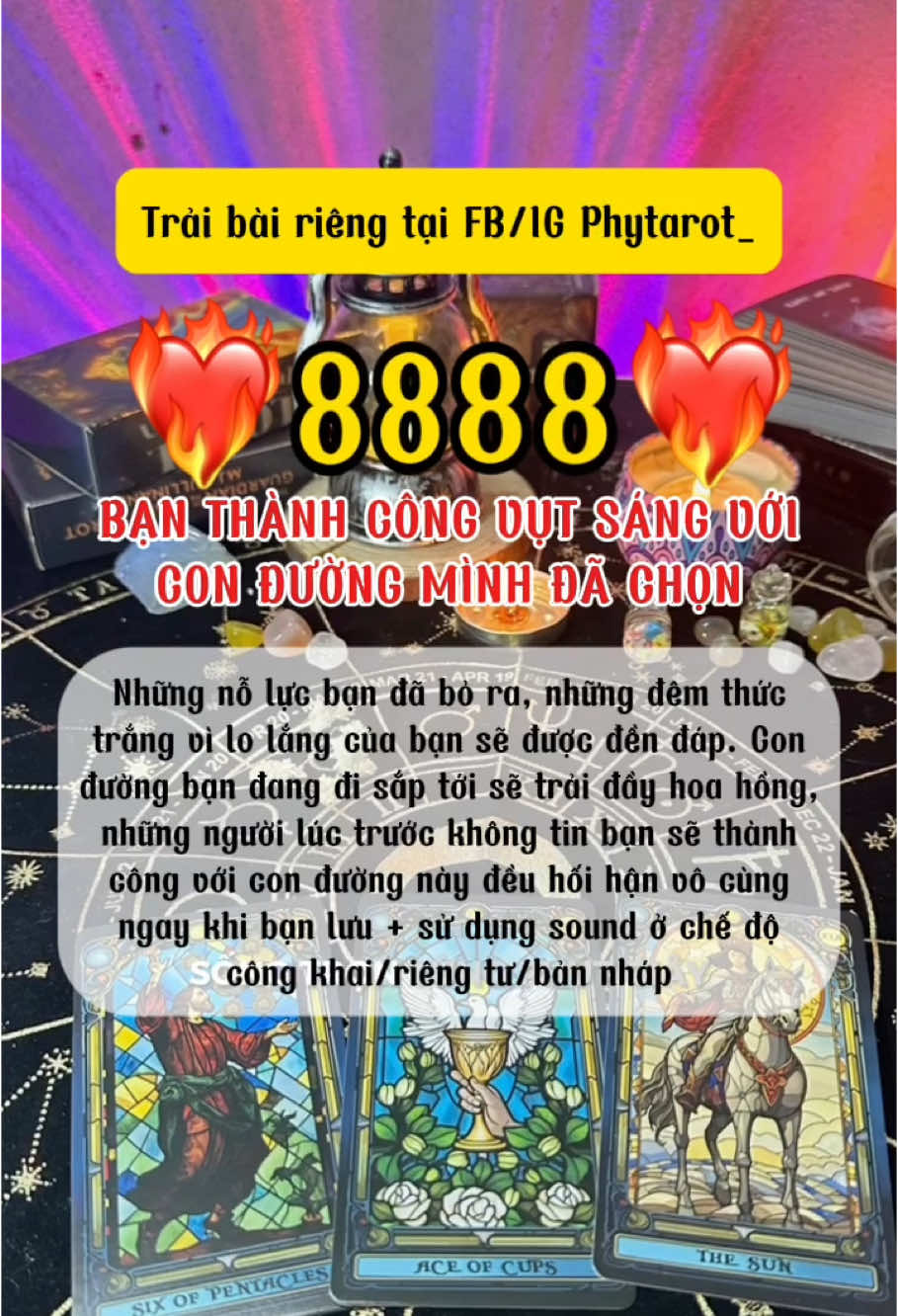 ❤️‍🔥8888❤️‍🔥 #tarotbyphy #thongdiepvutru #chualanhtamhon #tarotreading #phytarot #xh #fyp 