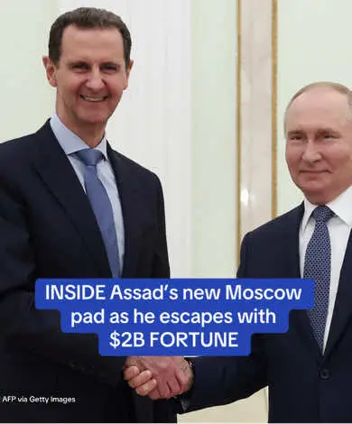 President Assad, his British wife and their three adult children have left behind their palaces and will begin a new life in Russia after being given asylum by Vladimir Putin. However with an estimated worth of $2billion, reportedly including a $40million portfolio of Moscow apartments, its likely the family will continue their life of luxury. The Kremlin has now confirmed  Assads were granted asylum on the direct orders of Putin. Moscow disclosed no further details, a spokesperson adding: 'We have nothing to say about Assad's whereabouts.' #assad #putin #russia #syria #news #east 