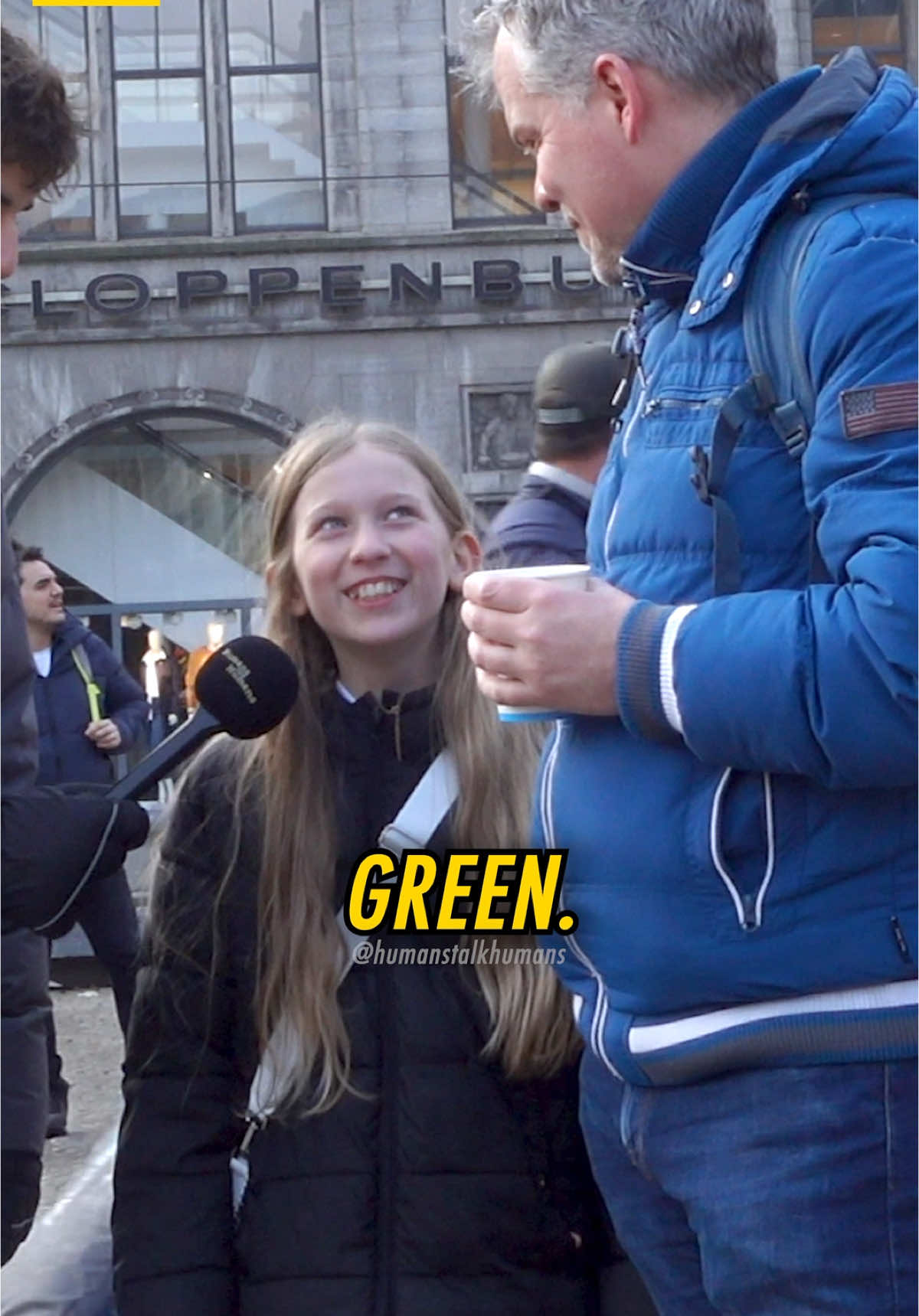 Dad vs daughter quiz - Humans Talk Humans top video’s of 2024! 💛✨🫶😊  #dad #daughter #family #amsterdam 