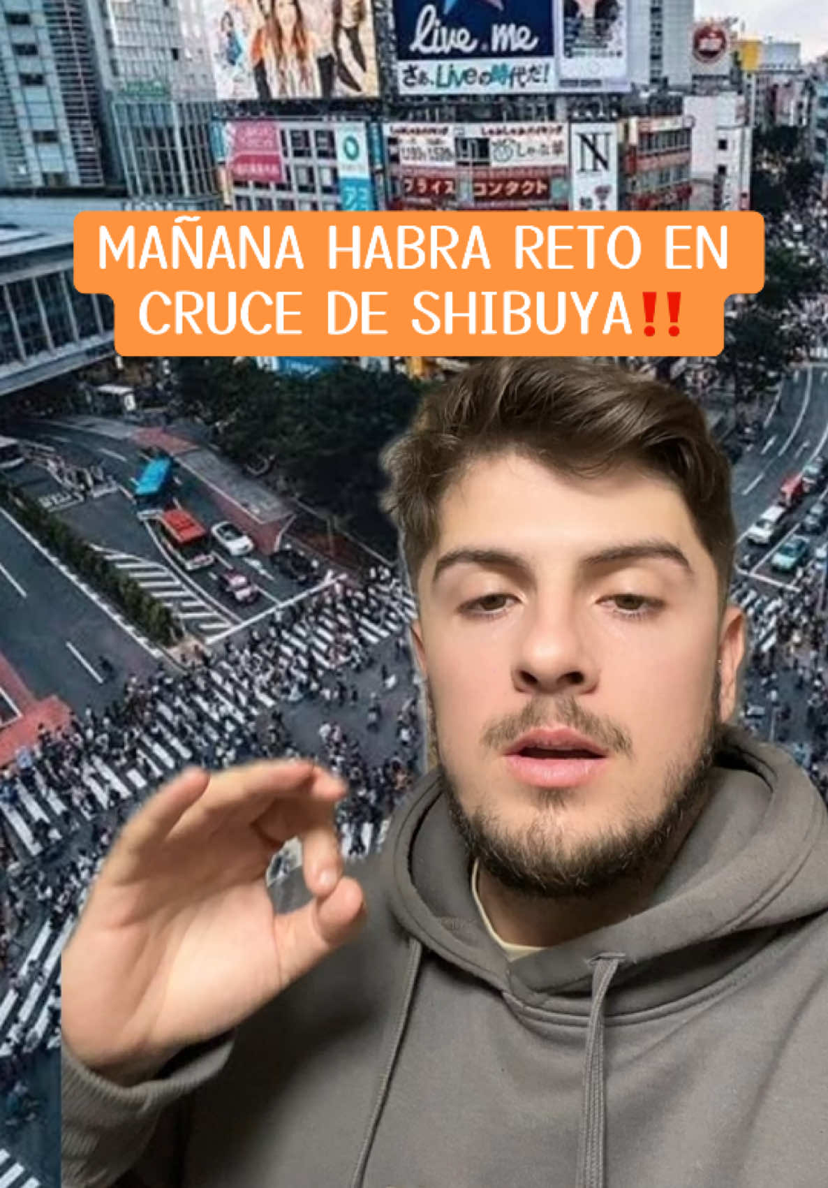 MAÑANA HABRA RETO EN EL CRUCE DE SHIBUYA‼️😂 #reto #cruce #shibuya 