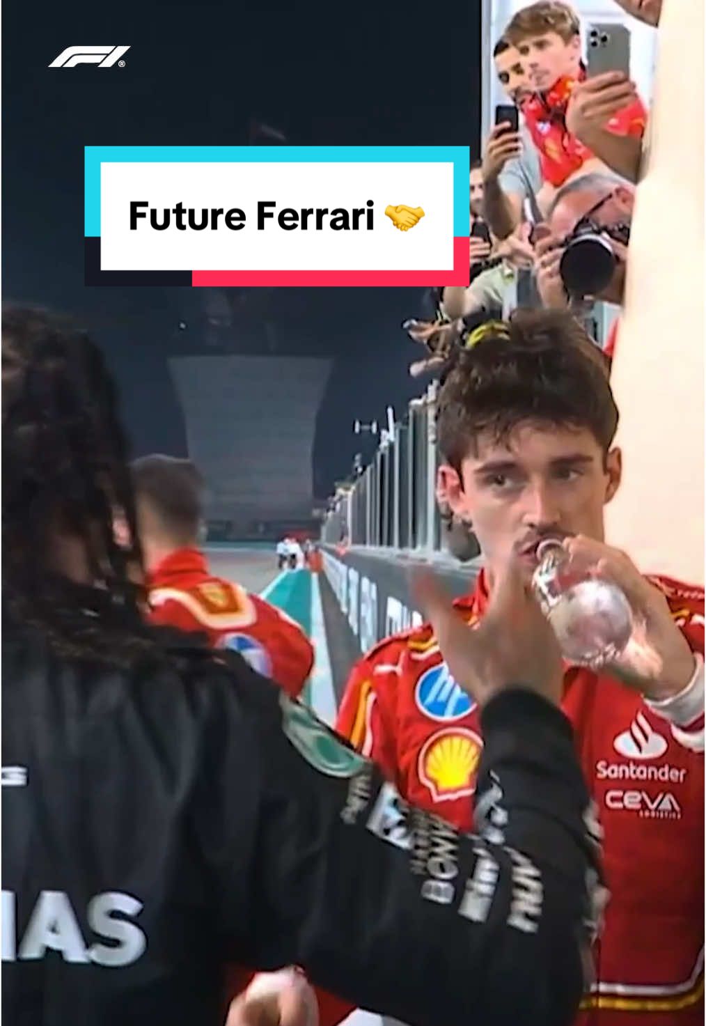 lewis 🤝 charles 🤝 2025 #f1 #formula1 #abudhabigp #charlesleclerc #lewishamilton #ferrari 