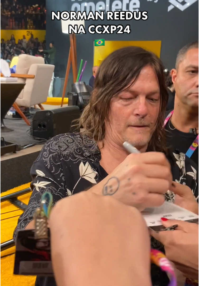 AINDA SEM ACREDITAR QUE ISSO ACONTECEU 😭🥺❤️ #normanreedus #daryldixon #twd #thewalkingdead #ccxp #ccxp24 #palcoomelete #fyp 